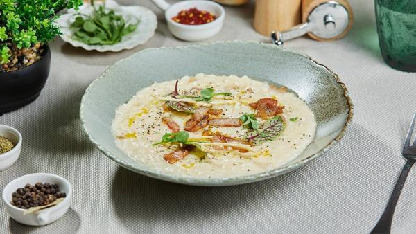 Risotto carbonara